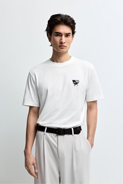 LEFTIES İşlemeli t-shirt