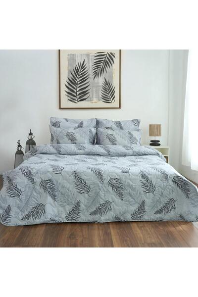 Arma Concept Σετ κουβερλί και πικέ πολλαπλών χρήσεων με μοτίβο γκρι φτερών γι...