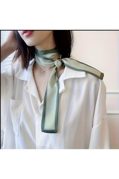 MAHLA Thin Scarf for Women – Multi-Purpose Neck Shawl, Bag Accessory, Hair Ba...