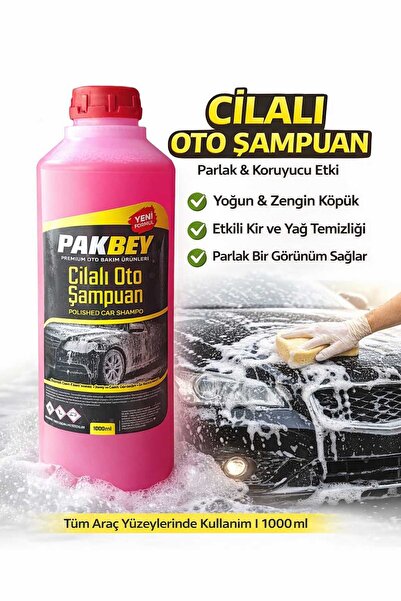 PAKBEY PEMBE CİLALI ŞAMPUAN 1 LT