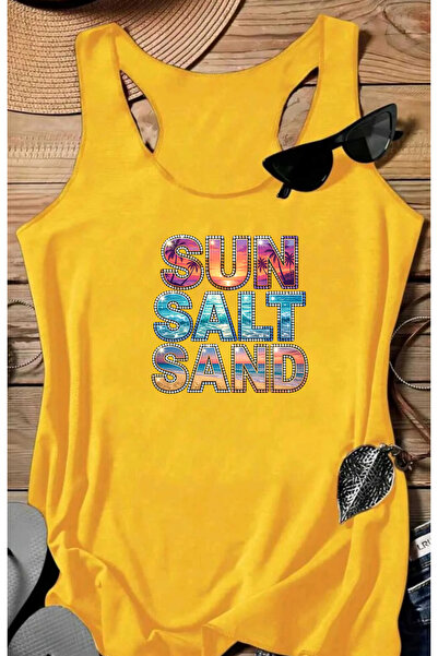 SUNFREE T-Shirt - Κίτρινο - Χαλαρή εφαρμογή