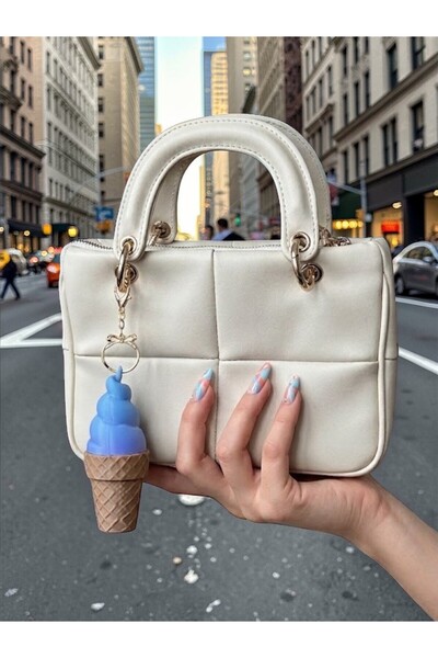 Dumledo Ice Cream Bag Charm |   Lip Balm Container & Keychain |   Mini Charm ...