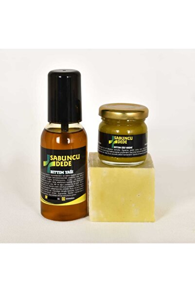 Sabuncu Dede Bıttım Sabunu 120gr + Bıttım Yağı 100ml + Bıttım Cilt Kremi 40ml