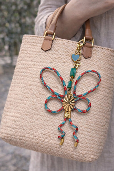 She Sells Pıtırcık Kelebek Charm - إكسسوار حقيبة مصنوع يدويًا من الباراكورد |...