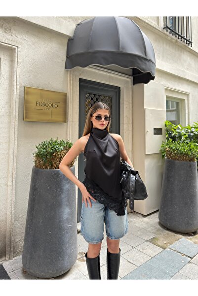 BY SE'MAS WEAR Μπλούζα - Μαύρο - Κανονική εφαρμογή