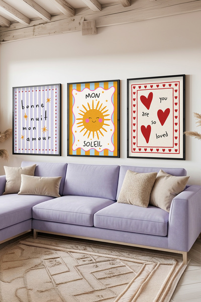 STARYUNA Μαύρο ξύλινο πλαίσιο με διακόσμηση Pinterest Σετ τριών πινάκων ζωγρα...