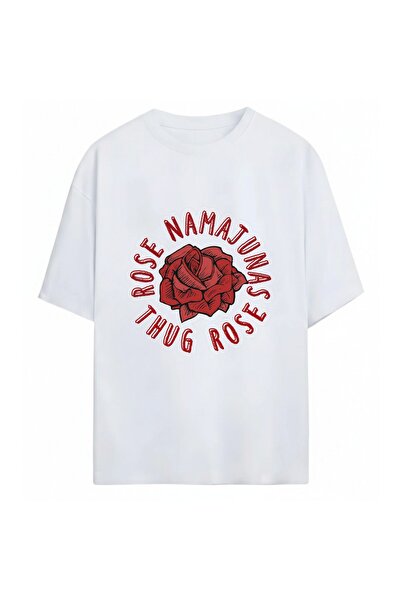 SVART WEAR Thug Rose Namajunas Unisex Oversize 100% Cotton T-Shirt