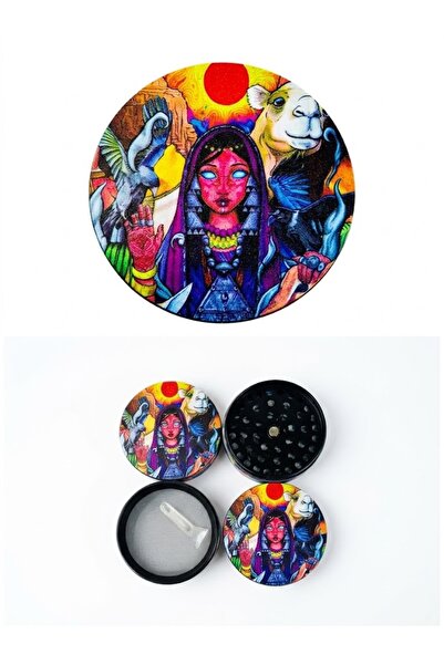 BGA Limited Edition 50mm Grinder Spice Grinder Mill Thick Metal with Pollen T...