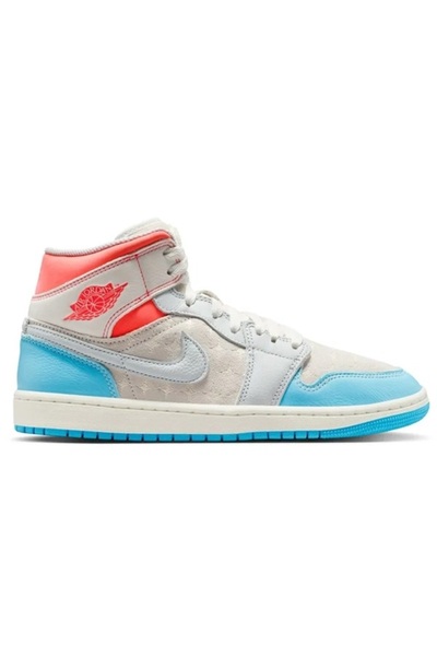 Nike Air Jordan 1 Mid Kadın Kadın Sneaker Ayakkabı