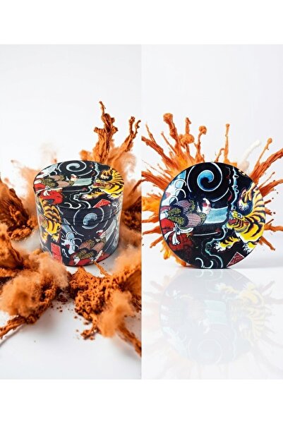 BGA Limited Edition 50mm Grinder Spice Grinder Mill Thick Metal with Pollen T...