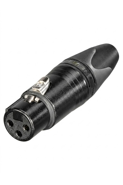 NEUTRIK NC3FXX-BAG – 3-pin female XLR connector (black)