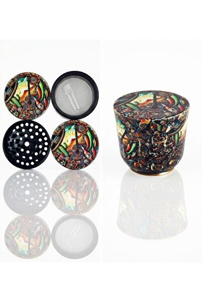 BGA Limited Edition 50mm Grinder Spice Grinder Mill Thick Metal with Pollen T...