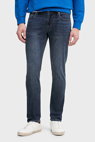 Emporio Armani بنطلون جينز قطني ضيق منخفض الخصر للرجال EM000121 AF22248 MB002