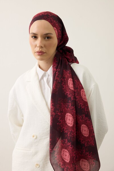 İpekhan Soft Shawl 3074 Claret Red