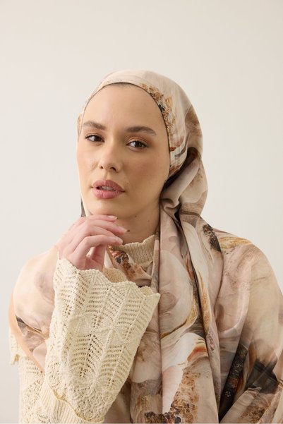 İpekhan Soft Shawl 3075 Ecru