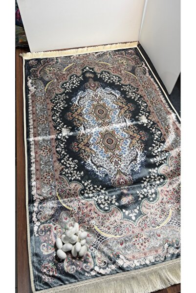 Dervişan İpekçilik %100 Saf İpek Seccade 70x120 cm | Kalın Dokuma | Lüks Desenli