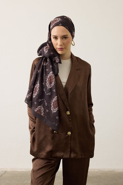 İpekhan Soft Shawl 3074 Chocolate Brown