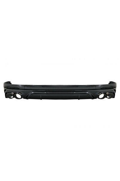 tuningset Πίσω Σπόιλερ Διαχύτης Προφυλακτήρα Διπλής Εξόδου κατάλληλο για Audi...
