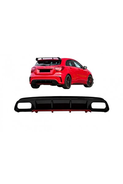 tuningset Πίσω διαχύτης προφυλακτήρα κατάλληλος για Mercedes A-Class W176 Fac...