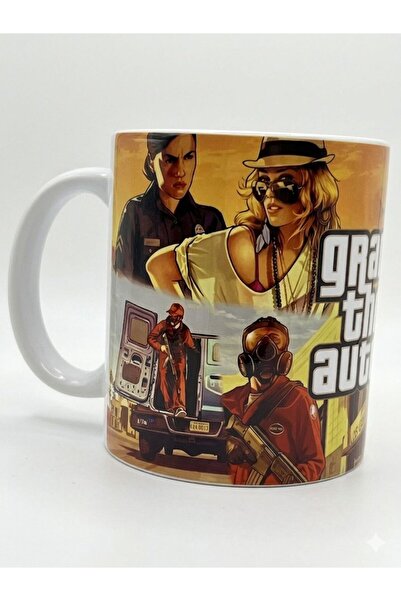 KUPA ISLAND Gta 5 Baskılı Premium Porselen Kupa Bardak
