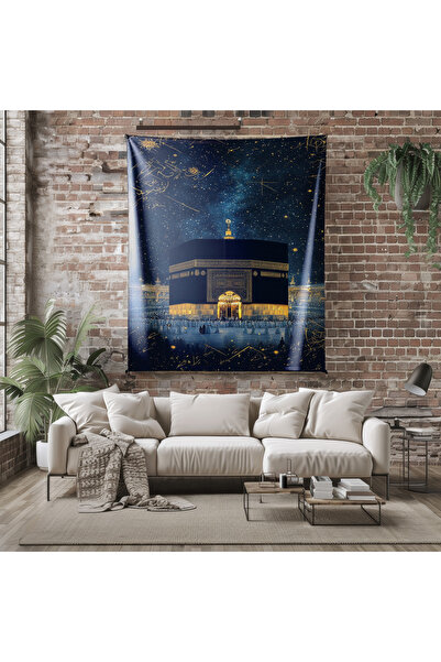 GENELOEM Kabe Temali Quality Fabric, Vibrant Colors Wall Covering Wall Tapest...