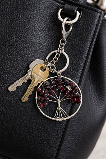 HER ŞEY NOTA www.herseynota.com Κόκκινη Φυσική Πέτρα Δέντρο της Ζωής Μεταλλικ...