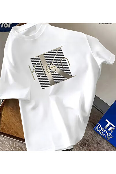 NOURAM Men's Summer Refreshing Simple Short Sleeve T-Shirt