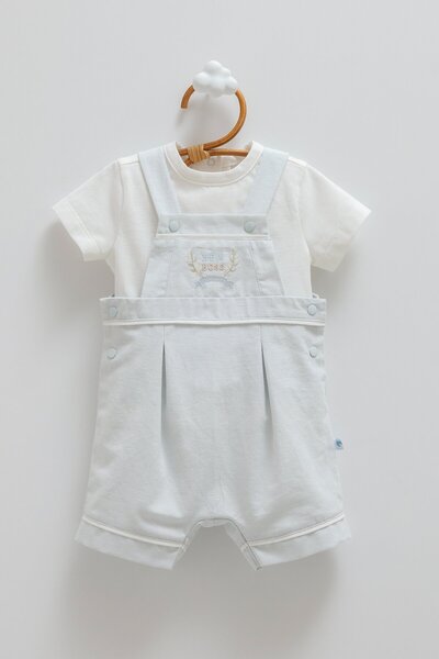 Caramell 0-12 AY ARASI NEW LİNEN SALOPET - MAVİ