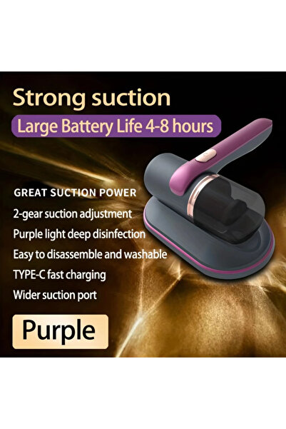 choice2 Purple Household Mattress Vacuum Cleaner Ultraviolet Sterilization Ma...