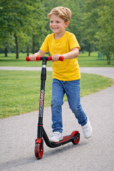 Toyzitoys Scooter Magic Wheels Işıklı 4+ Yaş Üzeri 2 Tekerlekli Twist Model Ç...