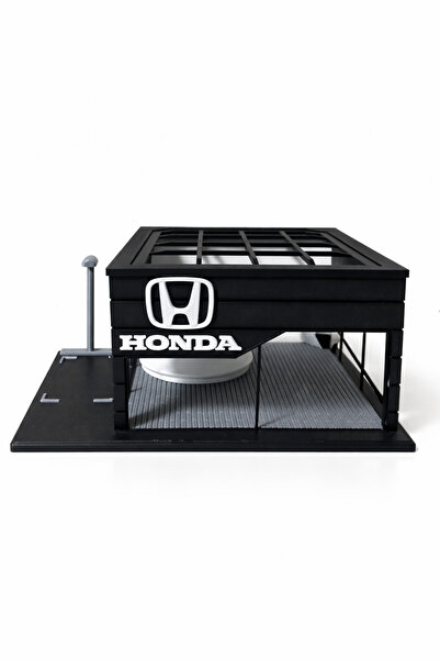 NOİRGARAGE 3D Baskı 1/64 ölçekli Honda Showroom Diorama Araç Sergileme Garajı