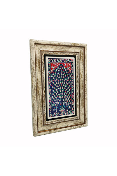 Sadrazam Εκτύπωση με μοτίβο πλακιδίων Οθωμανικής Ιζνίκ σε πίνακα από φυσική π...