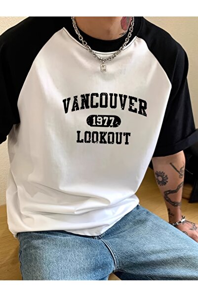 AEMİ Μπλουζάκι με στάμπα Vancouver, με μανίκια ρεγκλάν και λαιμόκοψη ποδηλάτου