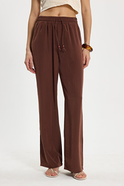 Tudors Γυναικείο παντελόνι σε άνετη εφαρμογή Relax Fit, με δέσιμο στη μέση, ε...