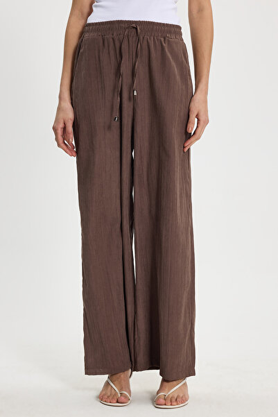 Tudors Γυναικείο παντελόνι Relax Fit με άνετη εφαρμογή, δεμένο στη μέση με κο...