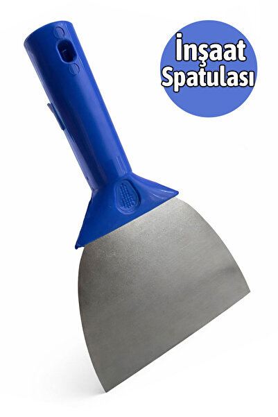 Badem10 Plastik Saplı Saptak İnşaat Spatulası 14 Cm Duvar Macun Alçı Uygulama...