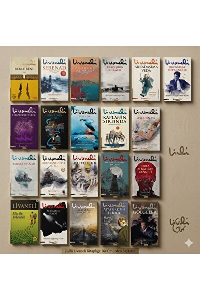 İnkılap Kitabevi Zülfü Livaneli Romanları 21 Kitap Set
