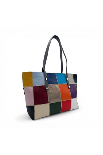 EVoStyle Γυναικεία Δερμάτινη Τσάντα Χειρός Nova Palette FL267G – Μοντέρνο Σχέ...