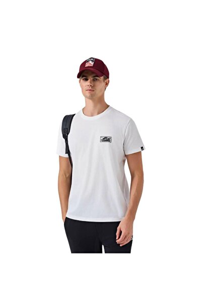 Ellesse 6SM5028-OF Ανδρικό T-Shirt Crew Neck - Off-White