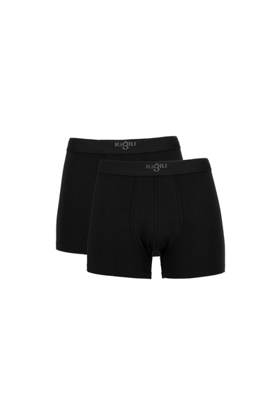 2-Piece Plain Modal Blend Cotton Boxer Set