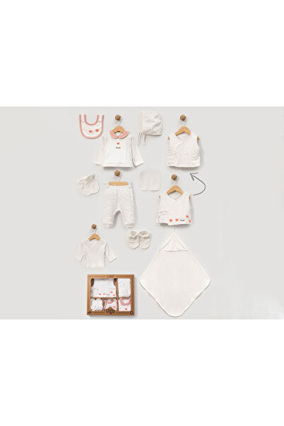 Rise Raba Heart Embroidered 10-Piece Girls' Hospital Outfit Set
