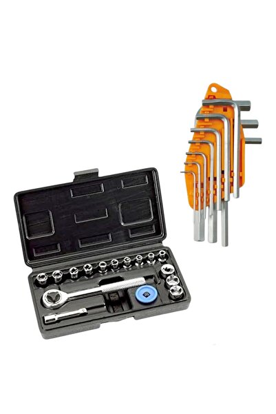 Universal Σετ 13 κλειδιών καρυδάκια 04-13 χιλ., με προέκταση 50 χιλ. / αναστρ...