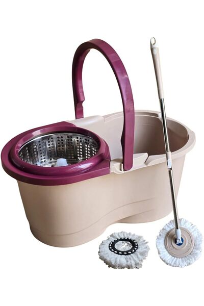 ARTC Elegant 360° Magic Spin Mop Bucket Set (Beige)
