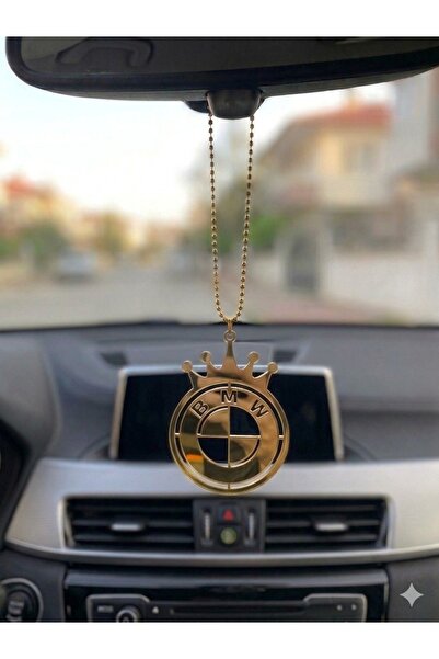 BaTuTuninG Ayna Süsü Bmw Logolu Dikiz Aynası Süsü Şeffaf Pleksi Üzerine Gold ...