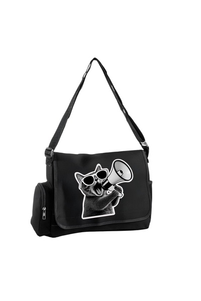 Weekeep Τσάντα Unisex με στάμπα γάτας / Τσάντα υπολογιστή για σχολικά μαθήματα