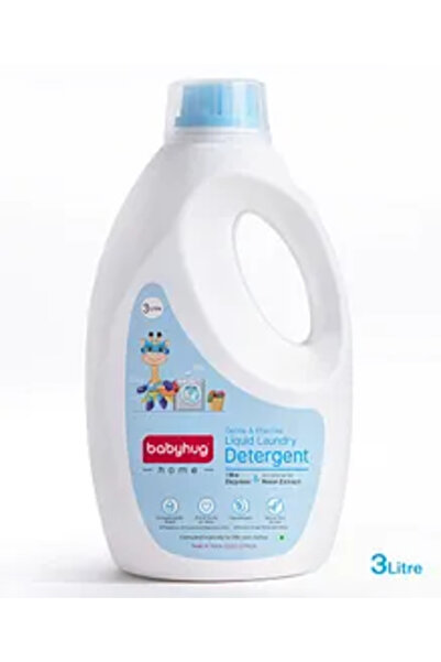 Babyhug Plant-Based Liquid Laundry Detergent for Babies, Anti-bacterial, Natu...