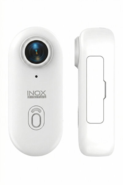 inoxdigital INOX X605 4K Ultra HD WiFi Mini Giyilebilir Yaka Kamerası Manyeti...