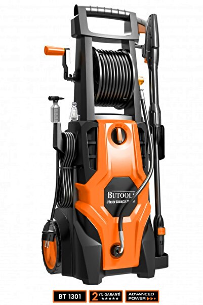 BUTOOLS 180 Çelik Şanzuman Musluk Ve Kovadan Çekme Yüksek Basınçlı Bahçe Oto ...