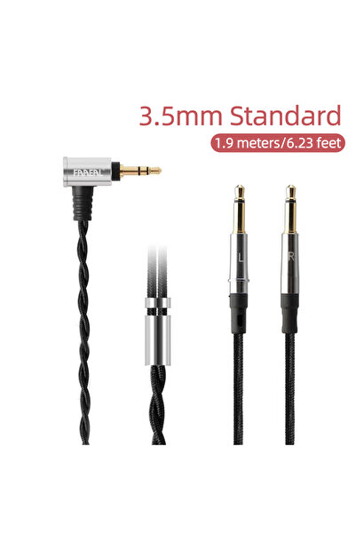 Choice3 كابل بديل قياسي FAAEAL بطول 2 متر 3.5/2.5/4.4 ملم لسماعات Hifiman SUN...