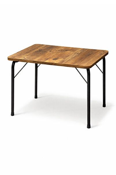 moniev Alin Kamp Masası 45cm x 60cm Demonte Katlanır Bahçe Masası Atlantik Çam